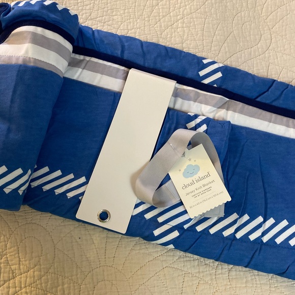 cloud island jersey knit blanket